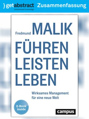 cover image of Führen Leisten Leben (Zusammenfassung)